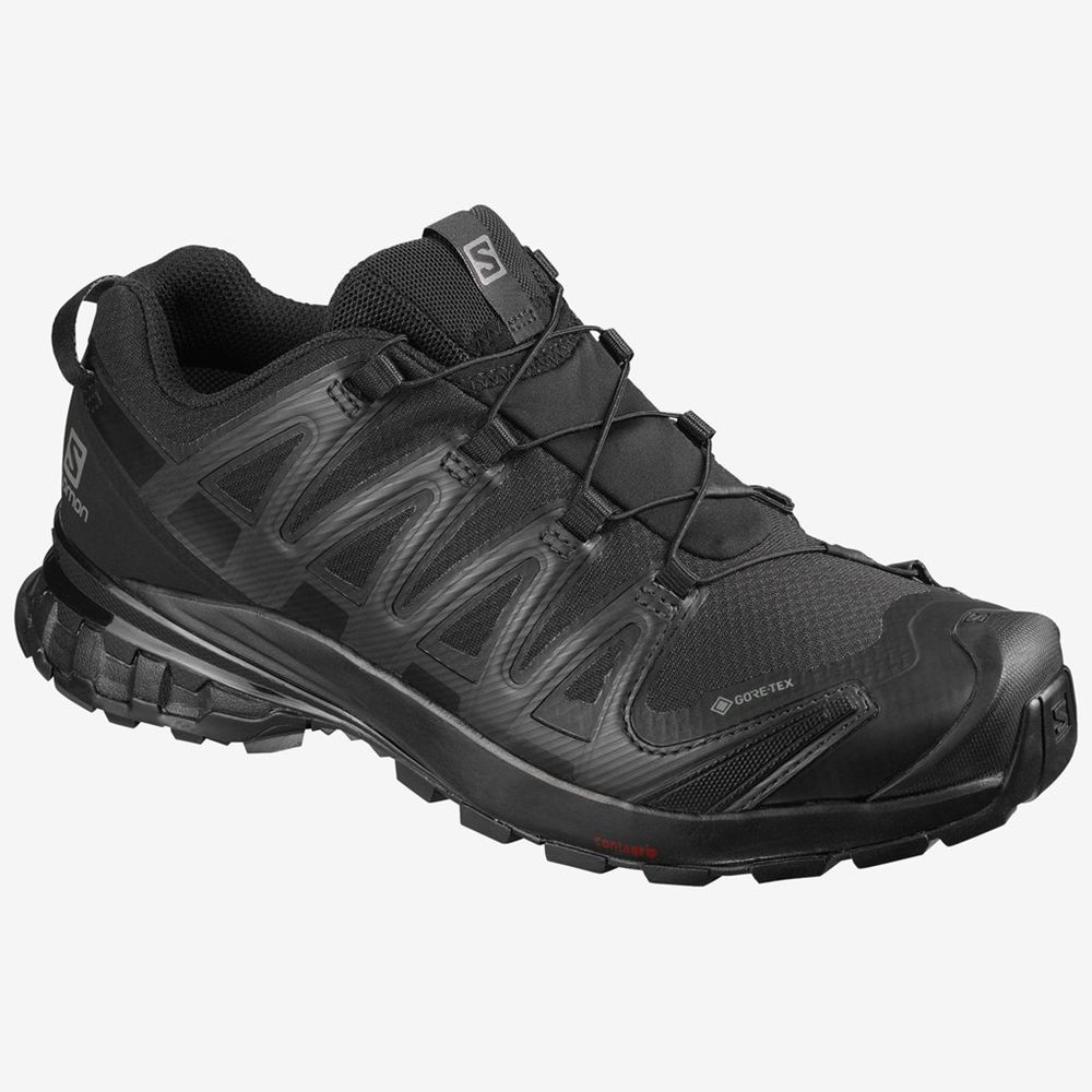 SALOMON XA PRO 3D V8 GORE TEX Philippines - Women's Hiking Shoes - Black | 865942-CBV